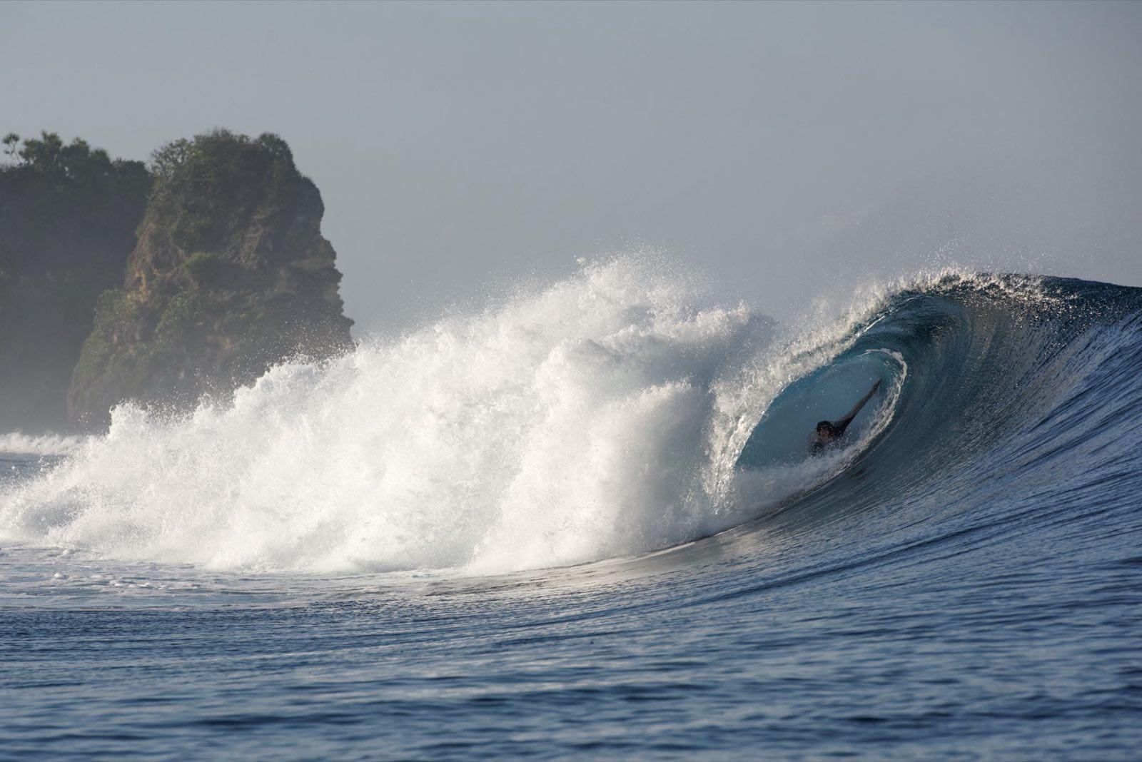 Surfer at Occy's Left