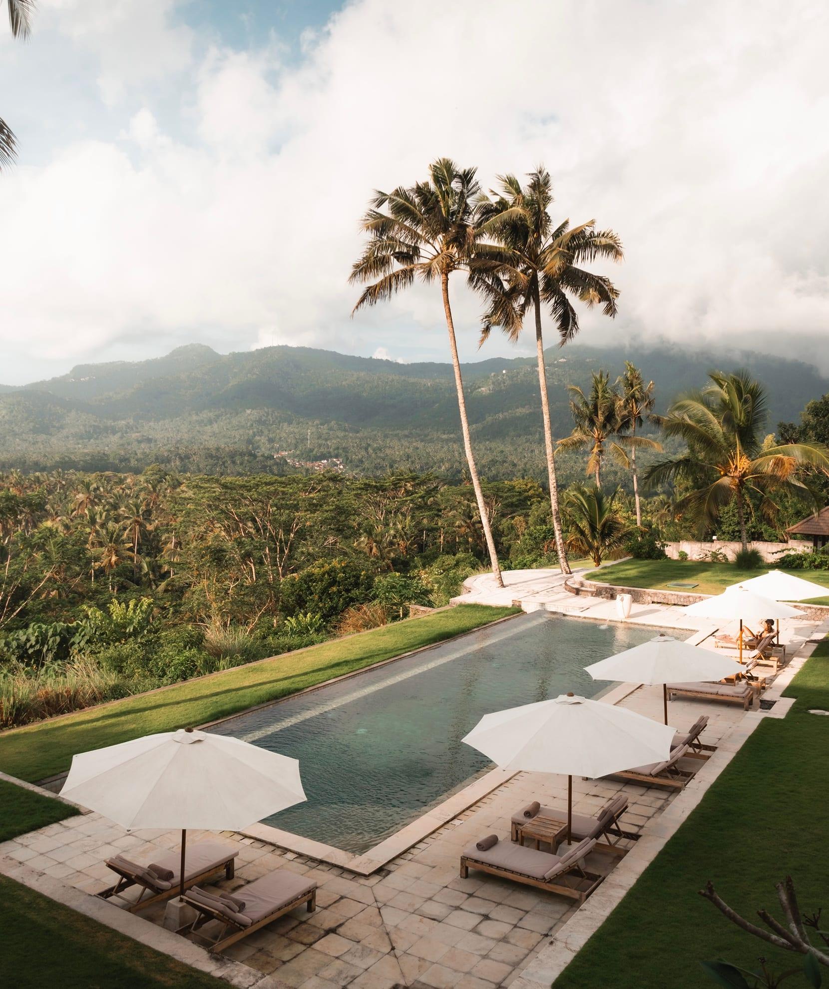 A pool at a Zameera property